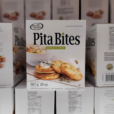 Image of Sensible Portions Pita Bites Garlic & Chive - 1 x 567 Grams
